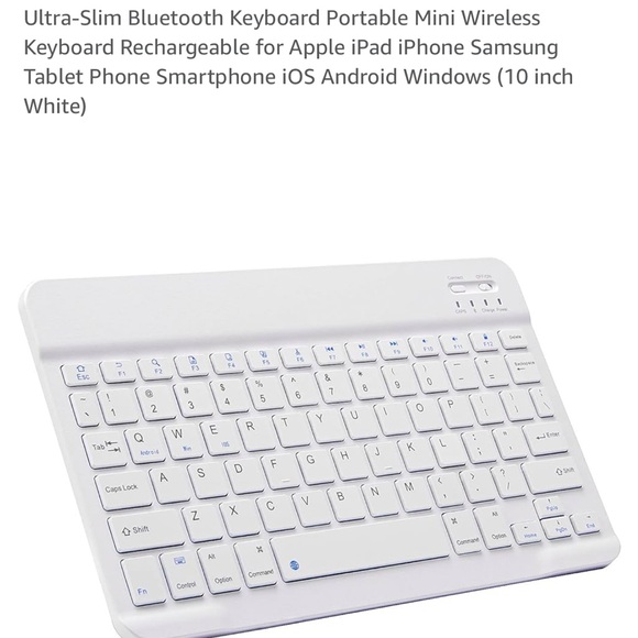 Ultra-slim bluetooth Wireless Keyboard 10 inch - Picture 4 of 4